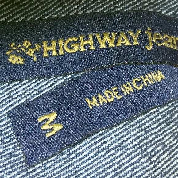 Highway Jeans Denim Vest Size M - Picture 6 of 8